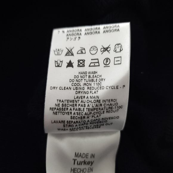 Love Moschino Sweater Bow Mini Dress In Navy - Picture 6 of 9